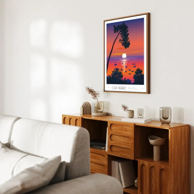 Foliove - Affiche Cap Ferret Petit Piquey