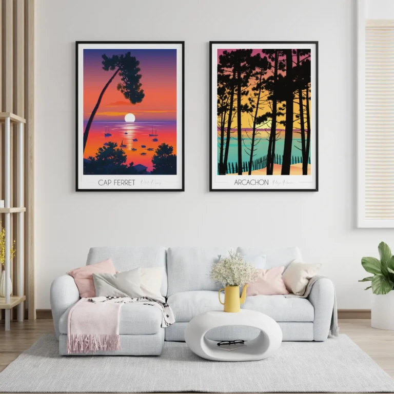 Foliove - Affiche Cap Ferret Petit Piquey