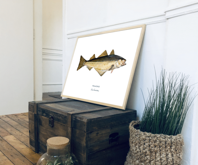 varek.illustrations - Affiche Le Lieu Jaune