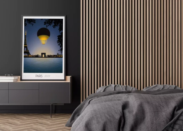 Foliove - Affiche Paris 2024 Vasque Olympique