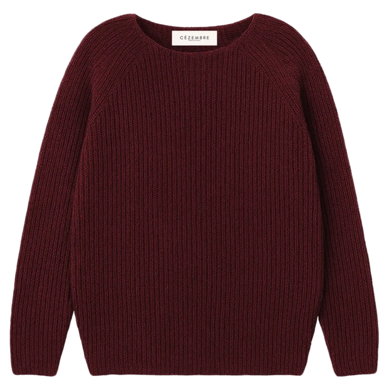 Cézembre - Pull ROCHEBONNE (Alpaga) - Prune / XL