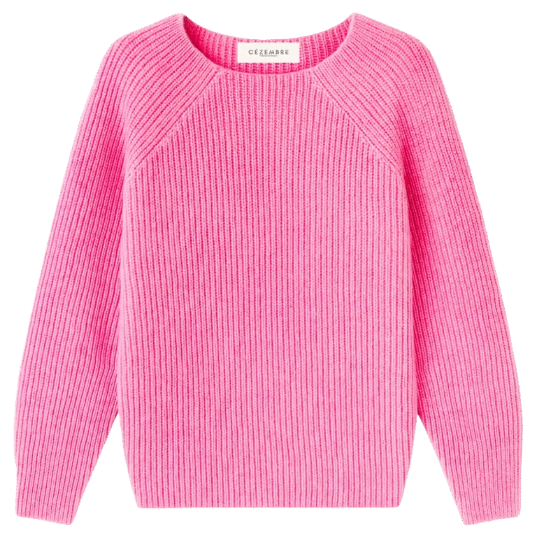 Cézembre - Pull ROCHEBONNE (Alpaga) - Rose / XL