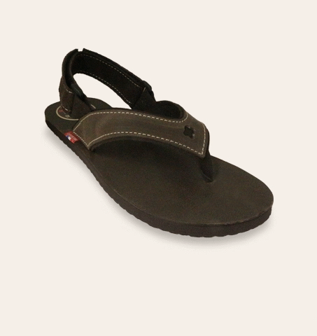 SANDALE CUIR VERCORS CHOCOLAT 4 Couleur Tong - Sandales Cuir VERCORS Chocolat – 40-41