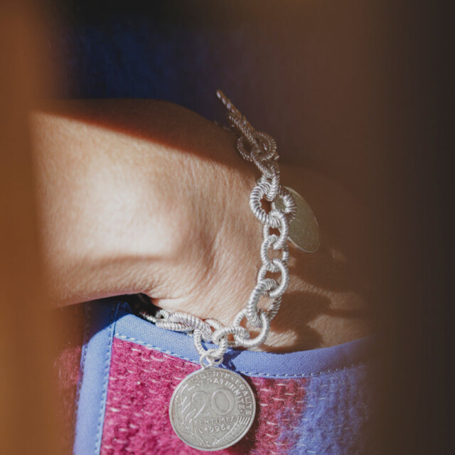 Le Sou Français - Gourmette - Saint Honoré Argent