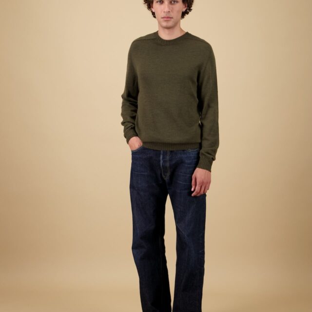 Nitto Knitwear - Pull Aris Col Rond - Kaki