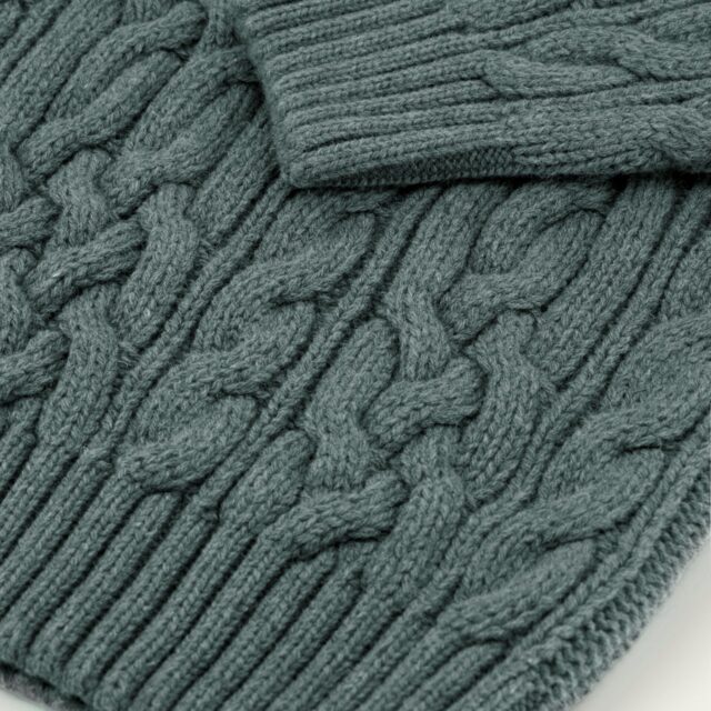 Nitto Knitwear - Pull Ohannes Col Rond - Vert Titane