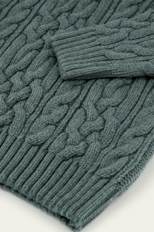 Nitto Knitwear - Pull Ohannes Col Rond - Vert Titane