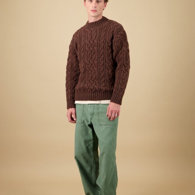 Nitto Knitwear - Pull Ohannes Col Rond - Marron