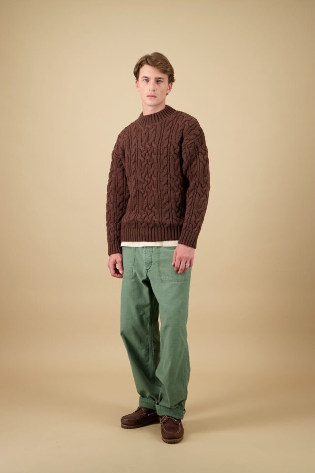 Nitto Knitwear - Pull Ohannes Col Rond - Marron