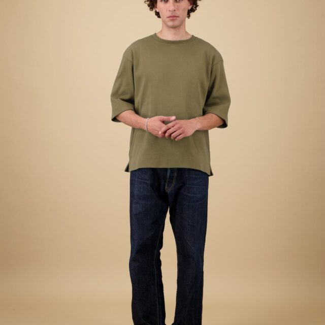 Nitto Knitwear - Vahé manches courtes - Kaki