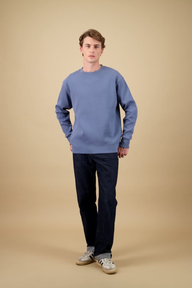 Nitto Knitwear - Vahé manches longues - Indigo