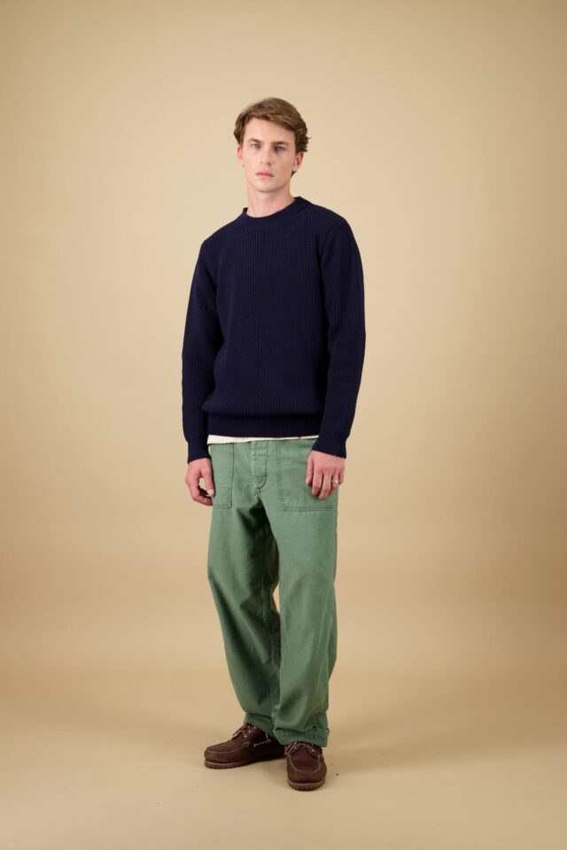 Nitto Knitwear - Pull Vasken Col rond - Marine