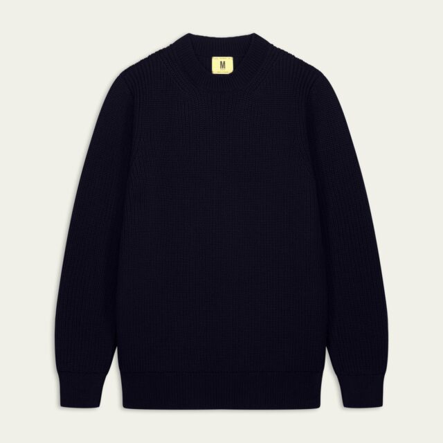 Nitto Knitwear - Pull Vasken Col rond - Marine