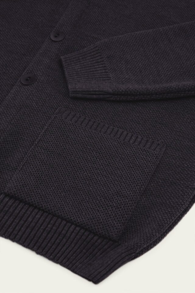Nitto Knitwear - Cardigan Youri - Anthracite