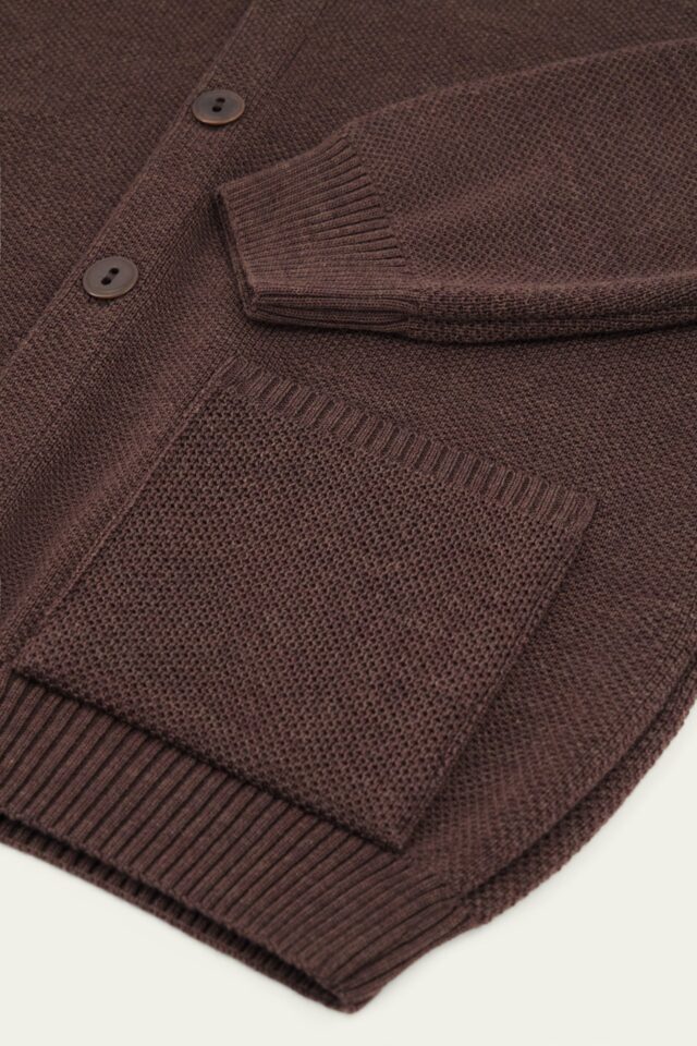Nitto Knitwear - Cardigan Youri - Marron