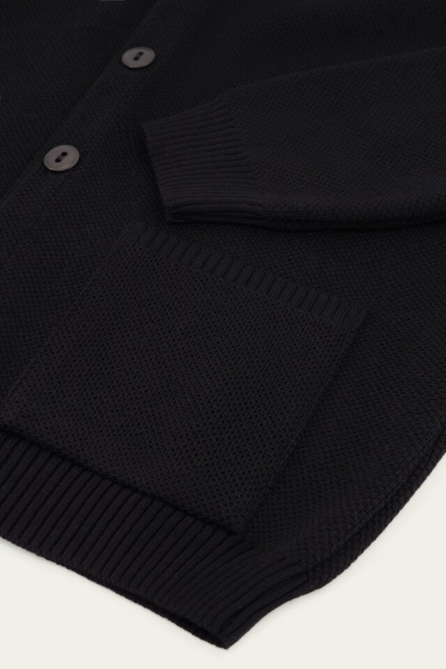Nitto Knitwear - Cardigan Youri - Noir