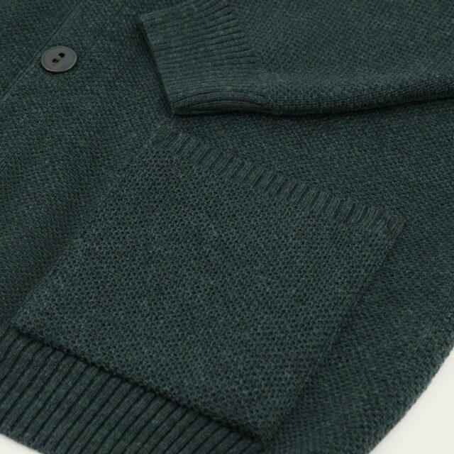 Nitto Knitwear - Cardigan Youri - Vert forêt