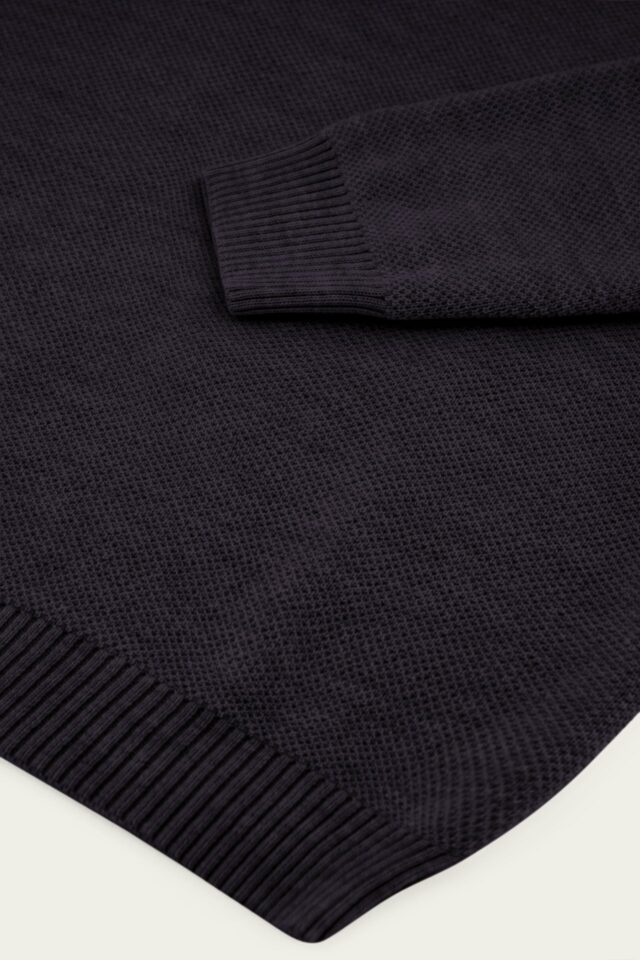 Nitto Knitwear - Pull Youri Col Roulé - Anthracite