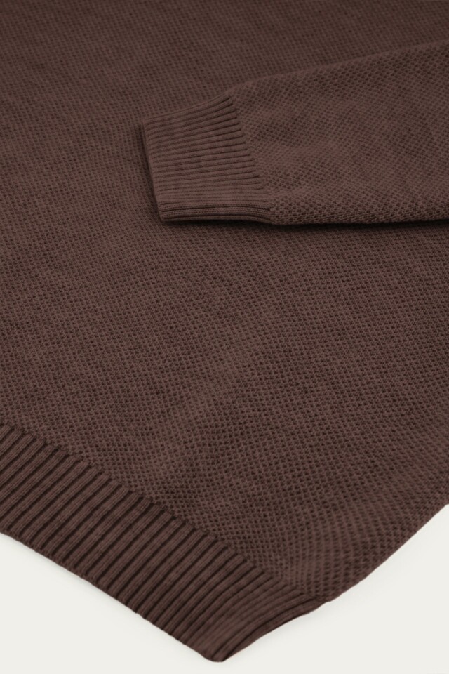 Nitto Knitwear - Pull Youri Camionneur - Marron