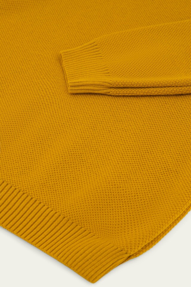 Nitto Knitwear - Pull Youri Col Rond - Ocre