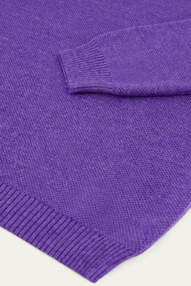 Nitto Knitwear - Pull Youri Col Rond - Violet