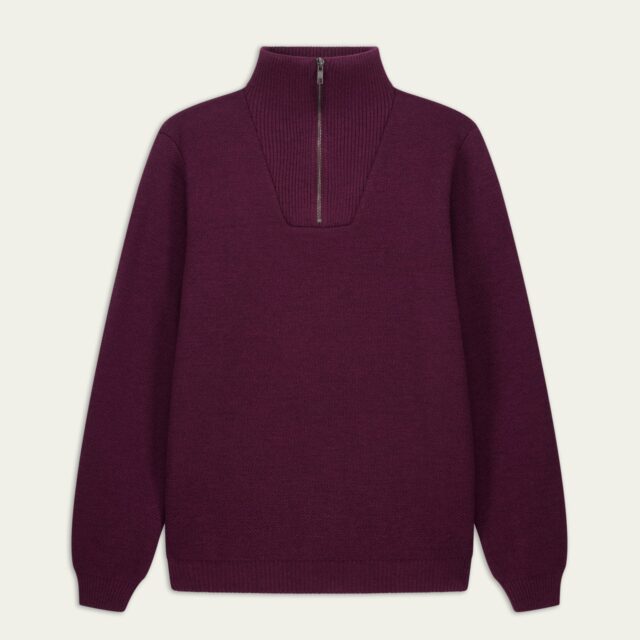 Nitto Knitwear - Pull Youri Camionneur - Bordeaux
