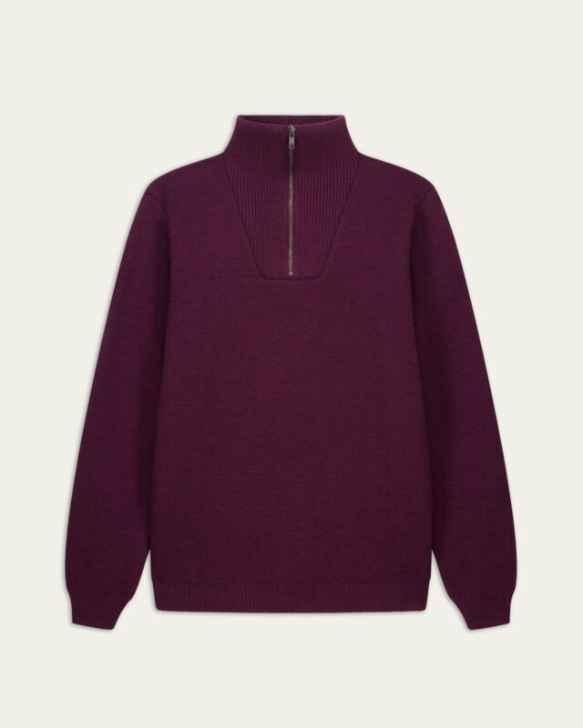 Nitto Knitwear - Pull Youri Camionneur - Bordeaux