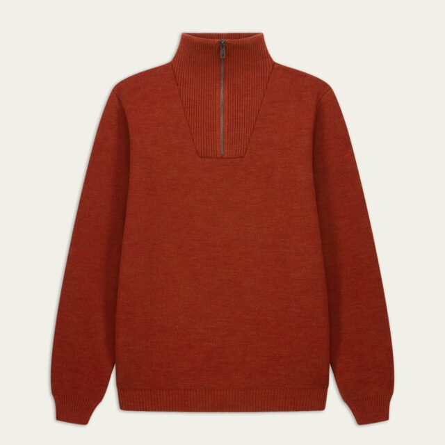 Nitto Knitwear - Pull Youri Camionneur - Orange