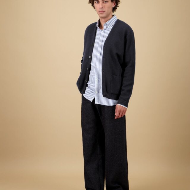 Nitto Knitwear - Cardigan Youri - Anthracite