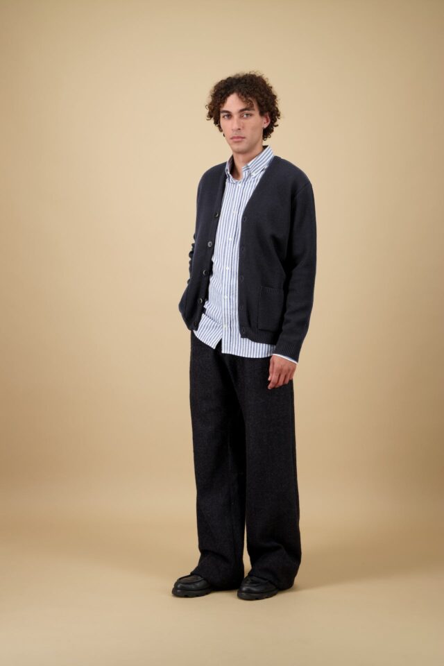 Nitto Knitwear - Cardigan Youri - Anthracite