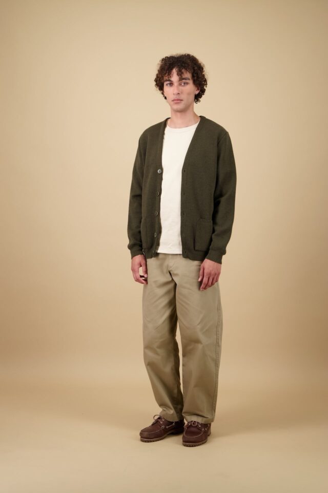 Nitto Knitwear - Cardigan Youri - Kaki