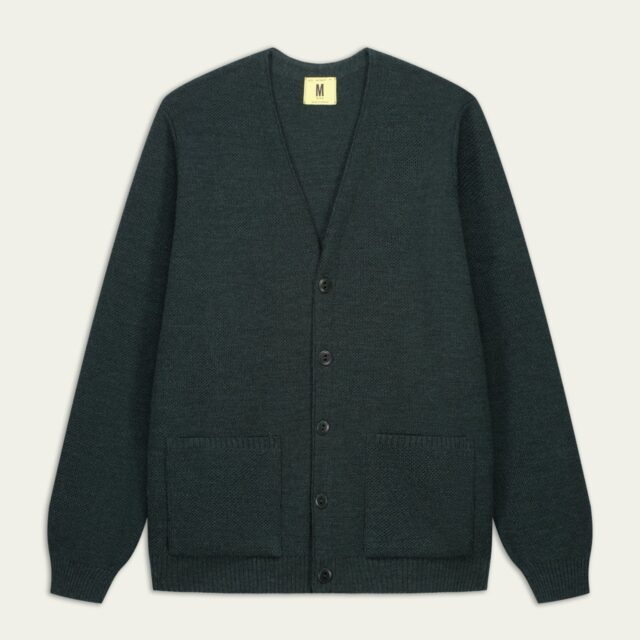 Nitto Knitwear - Cardigan Youri - Vert forêt