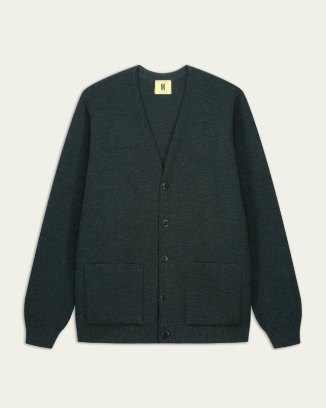 Nitto Knitwear - Cardigan Youri - Vert forêt