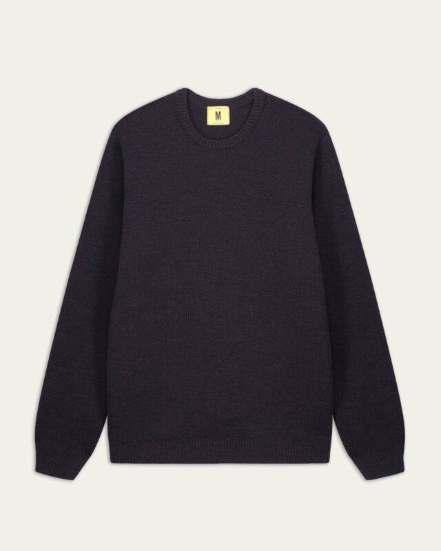 Nitto Knitwear - Pull Youri Col Rond - Anthracite