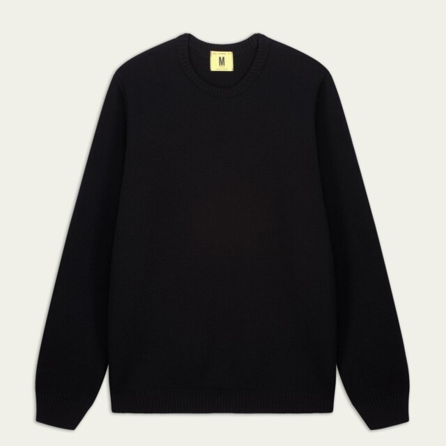 Nitto Knitwear - Pull Youri Col Rond - Noir