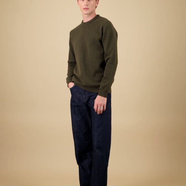 Nitto Knitwear - Pull Youri Col Rond - Kaki