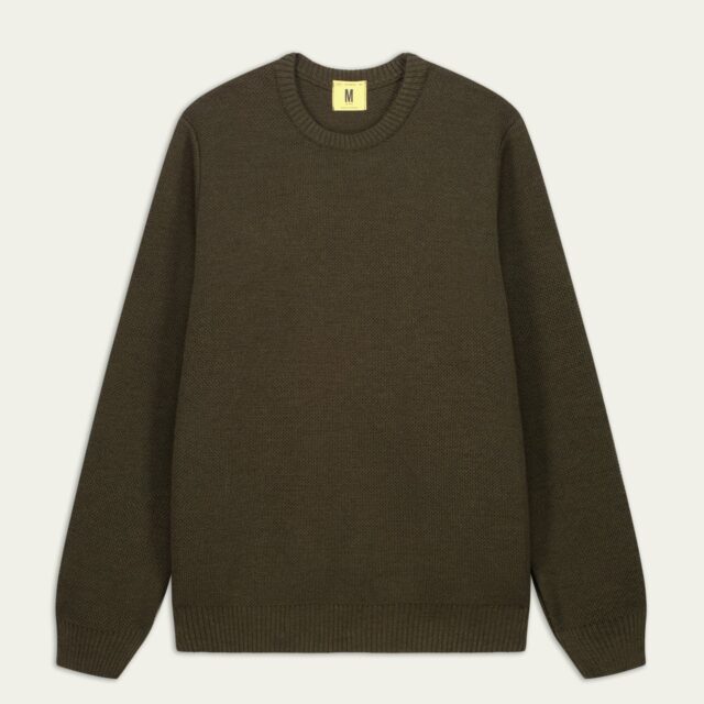 Nitto Knitwear - Pull Youri Col Rond - Kaki