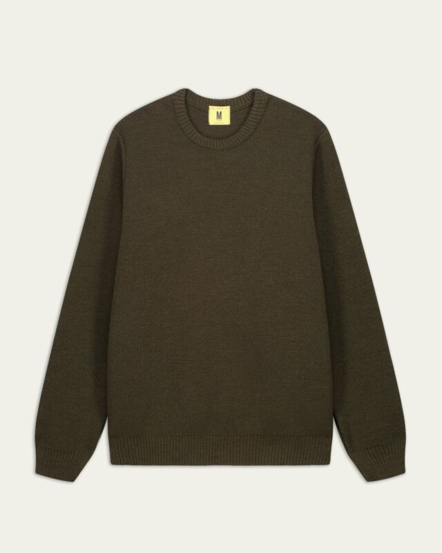 Nitto Knitwear - Pull Youri Col Rond - Kaki