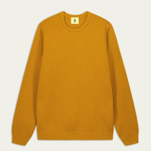 Nitto Knitwear - Pull Youri Col Rond - Ocre