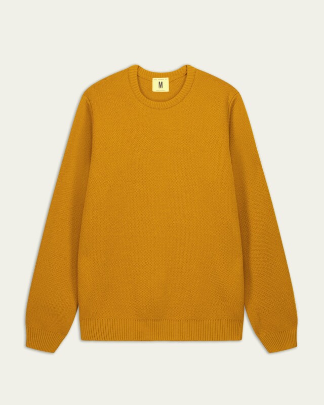 Nitto Knitwear - Pull Youri Col Rond - Ocre