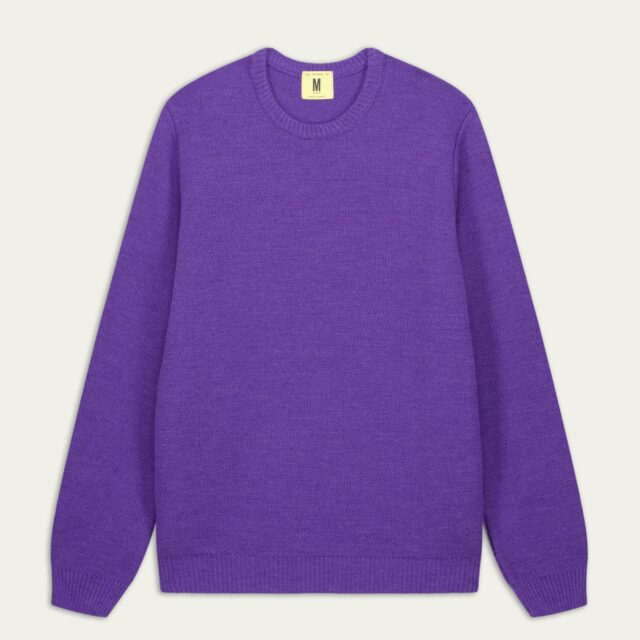 Nitto Knitwear - Pull Youri Col Rond - Violet