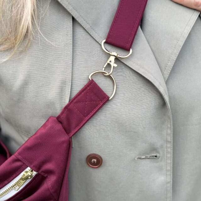 Maison Mallow - Sac Banane Bordeaux