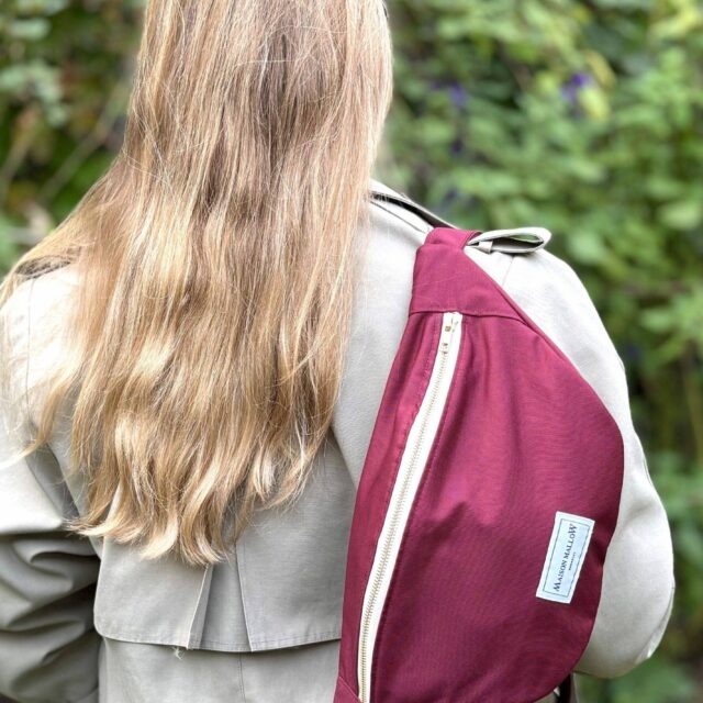 Maison Mallow - Sac Banane Bordeaux