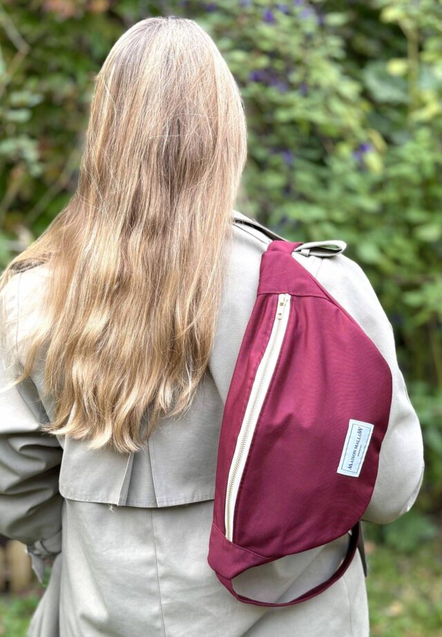 Maison Mallow - Sac Banane Bordeaux