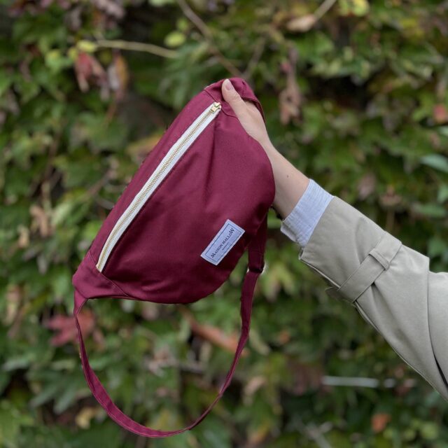 Maison Mallow - Sac Banane Bordeaux