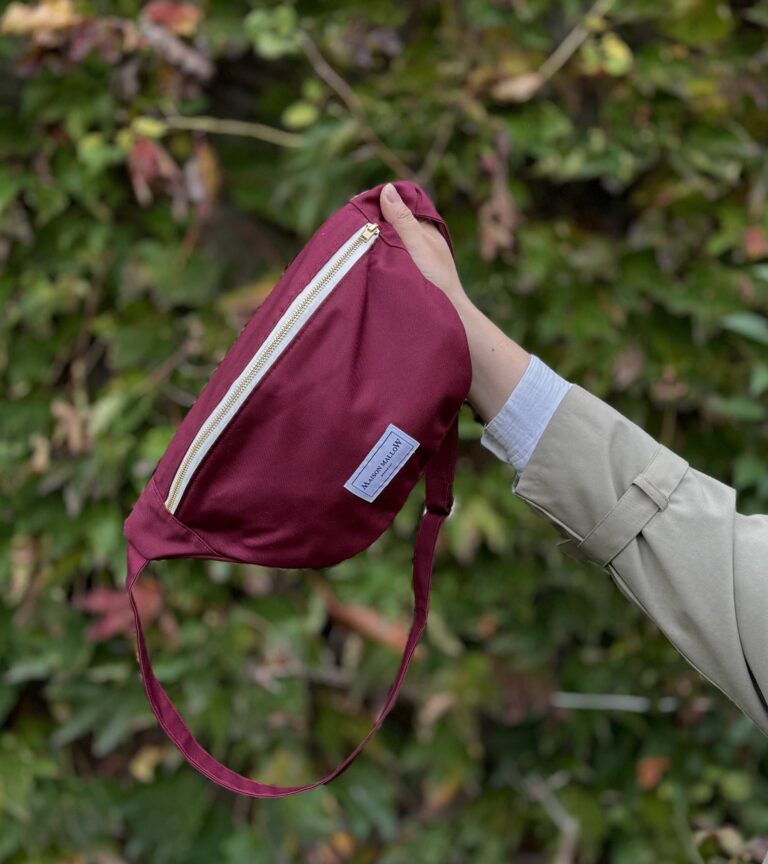 Maison Mallow - Sac Banane Bordeaux