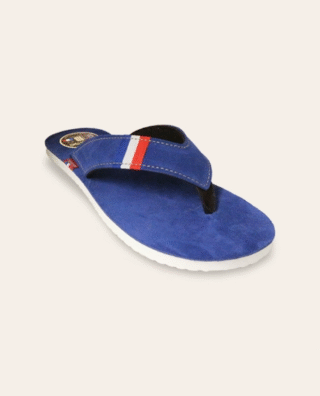 Couleur Tong - Tong Cuir FRANCE  Bleu