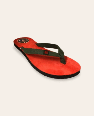 Couleur Tong - Tong Cuir MOOREA Corail