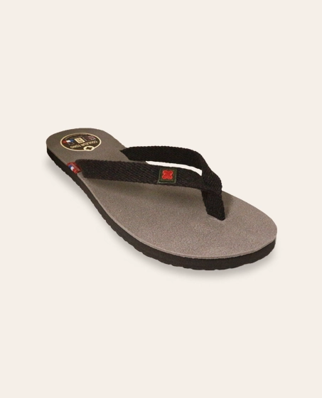 Couleur Tong - Tong Cuir MOOREA Taupe