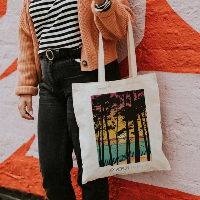 Foliove - Tote Bag Plage Pereire - Arcachon